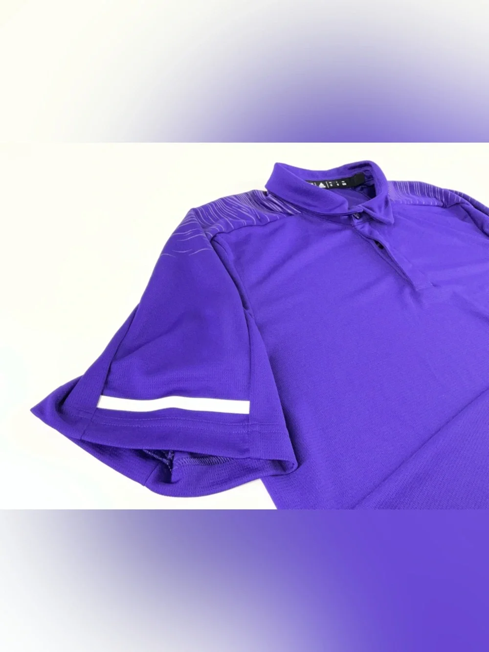 Adidas Men's Purple Performance 'Climalite Polo Size XL